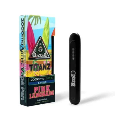 DazeD8 Pink Lemonade Delta 8 Disposable Vape 2G