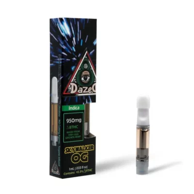 DazeD8 Skywalker OG Delta 8 Vape Cartridge 1G