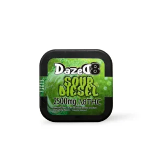 DazeD8 Sour Diesel Delta 8 Dab Wax (2.5g)