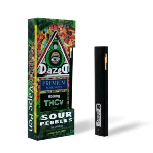 DazeD8 Sour Pebbles Delta 8 THCV Disposable Vape (1g)