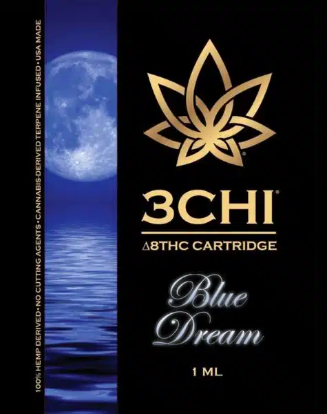 products 3chi cartridges blue dream cdt 1g delta 8 cartridge 28911998271694