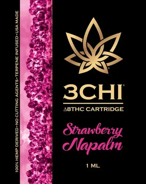 products 3chi cartridges strawberry napalm 1g delta 8 cartridge 28956946923726