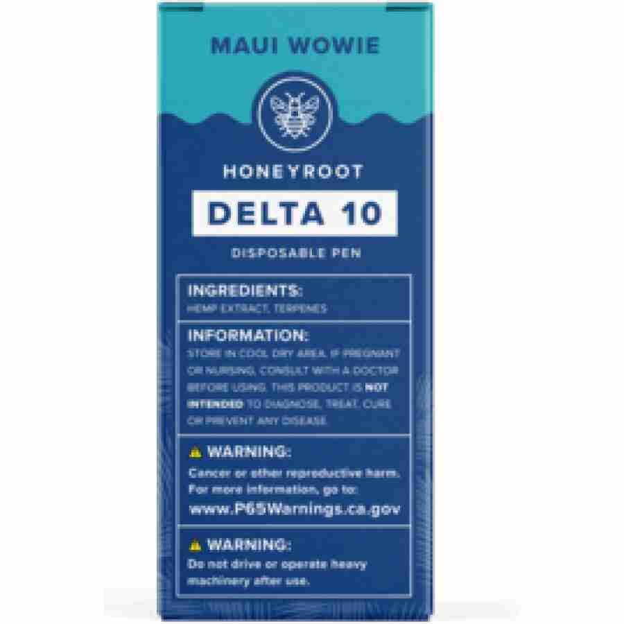 products honey root disposables maui wowie 1g delta 10 cartridge 28950598090958