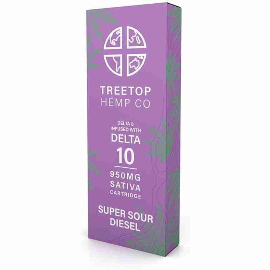 products treetop hemp co cartridges super sour diesel 1g delta 10 cartridge 28918761357518
