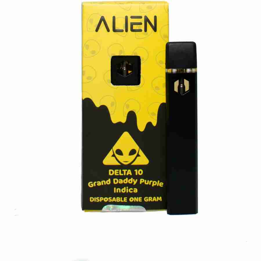 products alien disposables alien granddaddy purple 1g delta 10 disposable 29324718407886