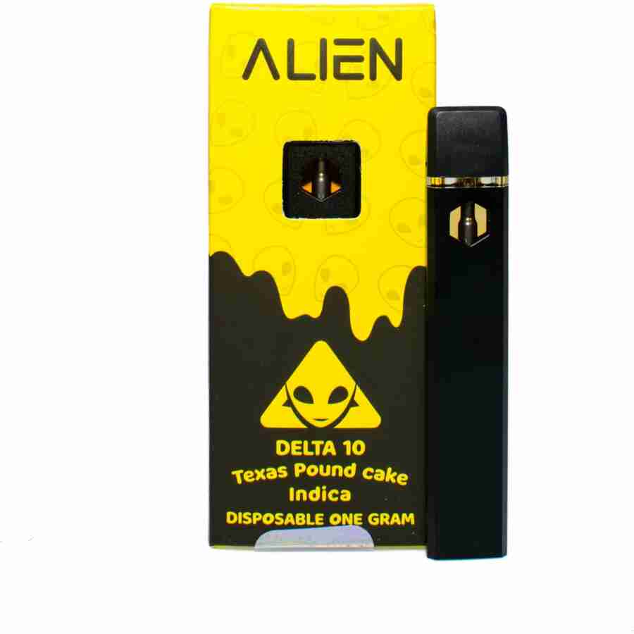 products alien disposables alien texas poundcake 1g delta 10 disposable 29324722274510