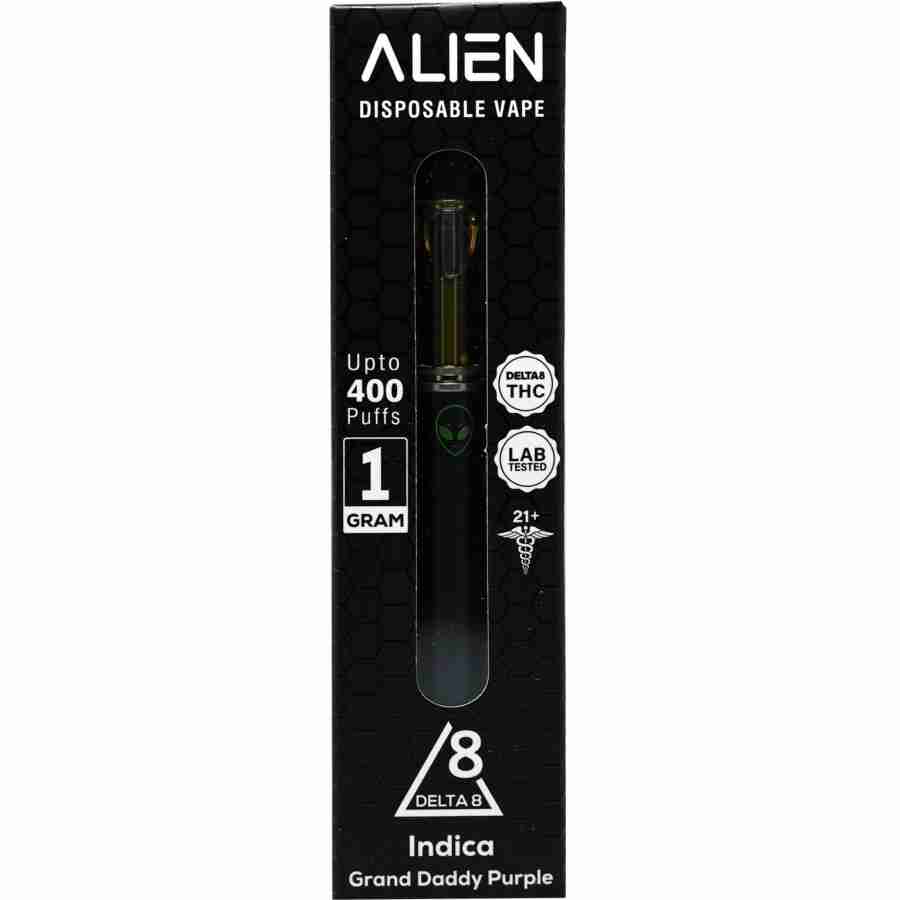 products alien disposables alien granddaddy purple 1g delta 8 disposable 29329844142286 scaled