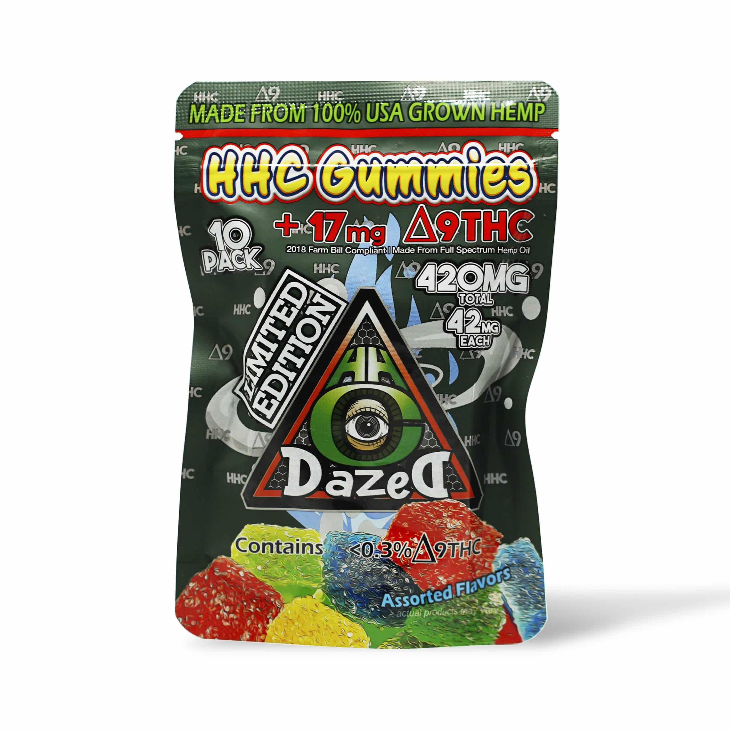 DazeD8 HHC + Delta 9 Gummies | Buy the Best HHC Edibles