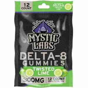 mystic labs 12ct gummies lime front 2105 1