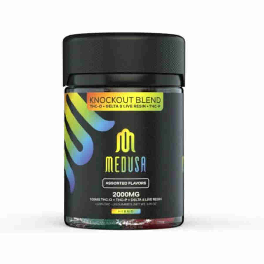 medusa knockout blend gummies 2000mg assorted flavors hybrid wholesale distributor near me free shipping wholesaler 600x600 1