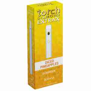 Delta Extrax Torch oleo Resin THC O THC P Disposable Diced Pineapples