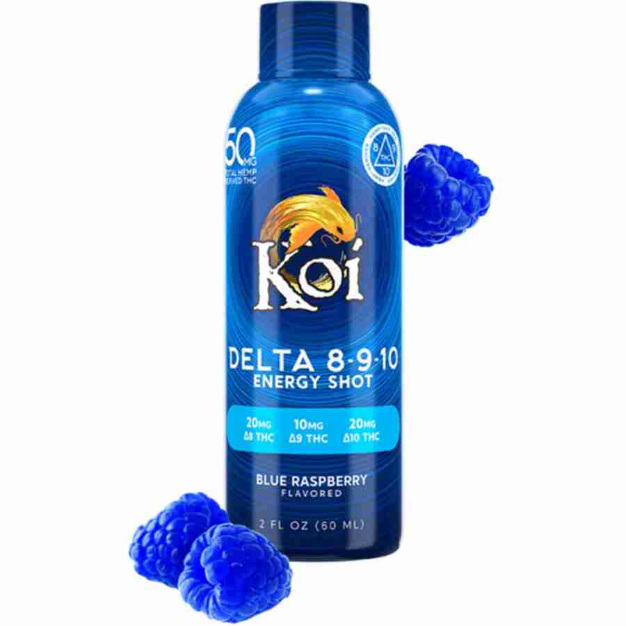 Koi Energy Shots Blue Raspberry min