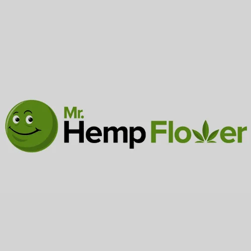 Mr. hemp flower logo