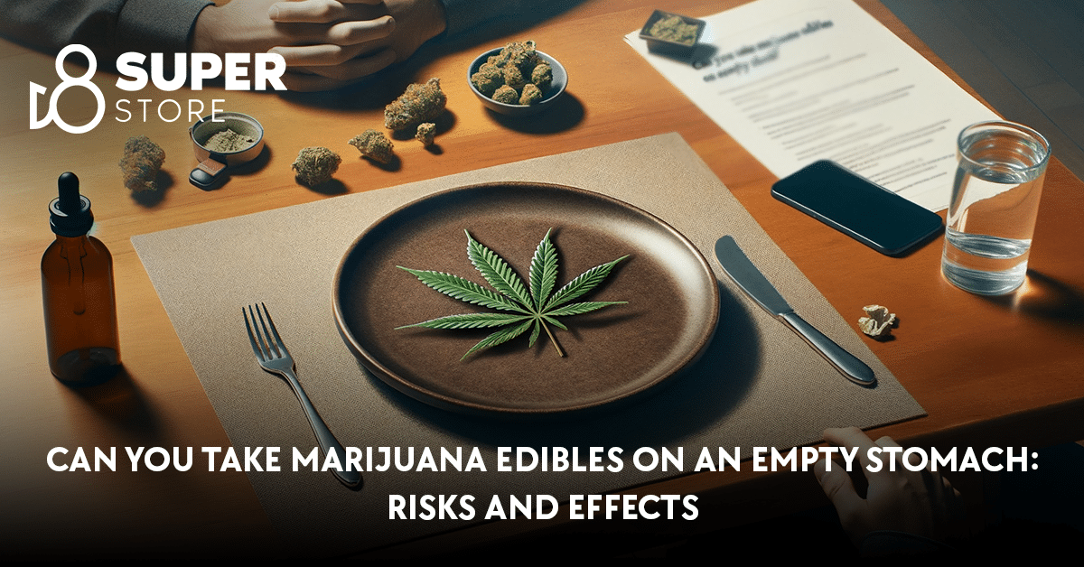Exploring the risks and effects of consuming marijuana edibles on an empty stomach.