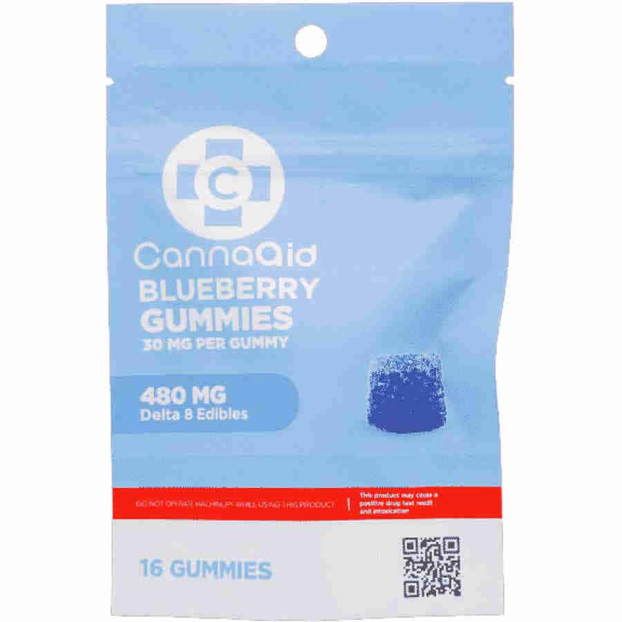 CannaAid Blueberry Delta 8 Gummies