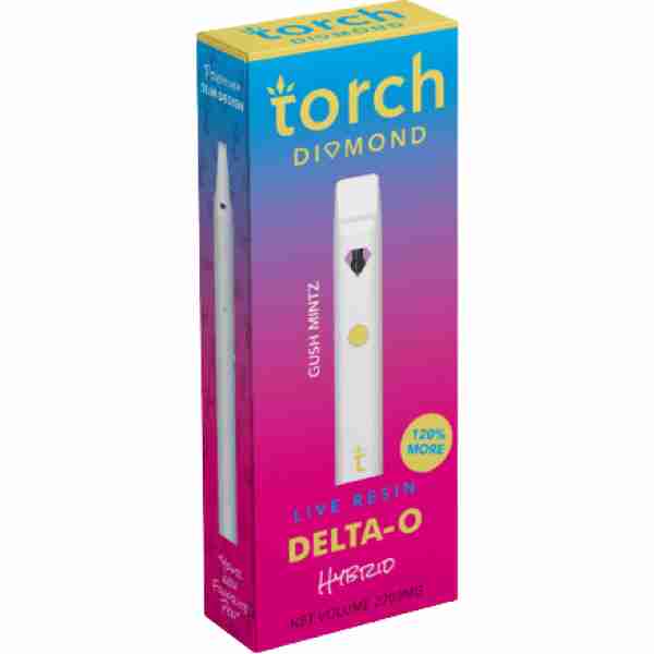 torch diamond delta O 2.2 live resin disposable gush mintz