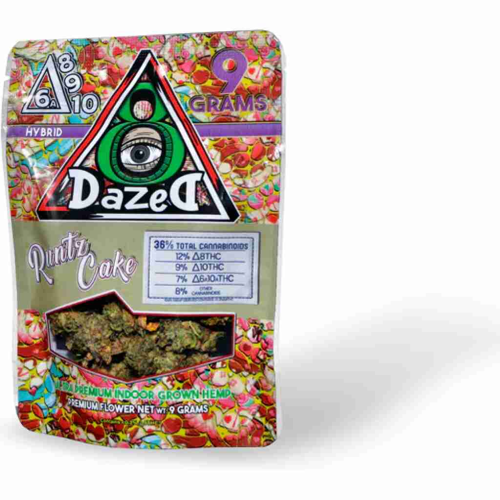 Dazed Delta Blenz Flower 9g Runtz Cake