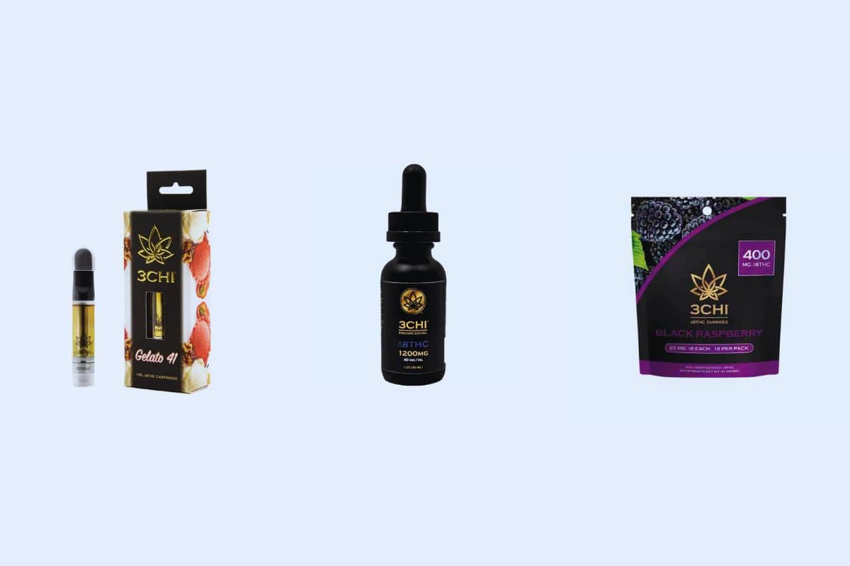 Various products offered by 3chi brand