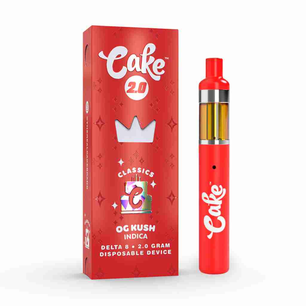 cake delta-8 thc disposable vape og kush flavor