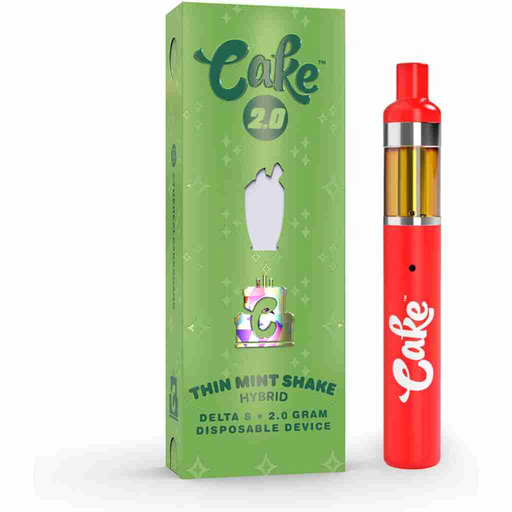 cake 2 gram d8 disposable thin mint shake 2 min