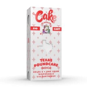 Cake Delta 8 Cartridge 1g – Texas Pound Cake