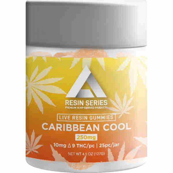 caribbean cool delta 9 thc live resin gummies