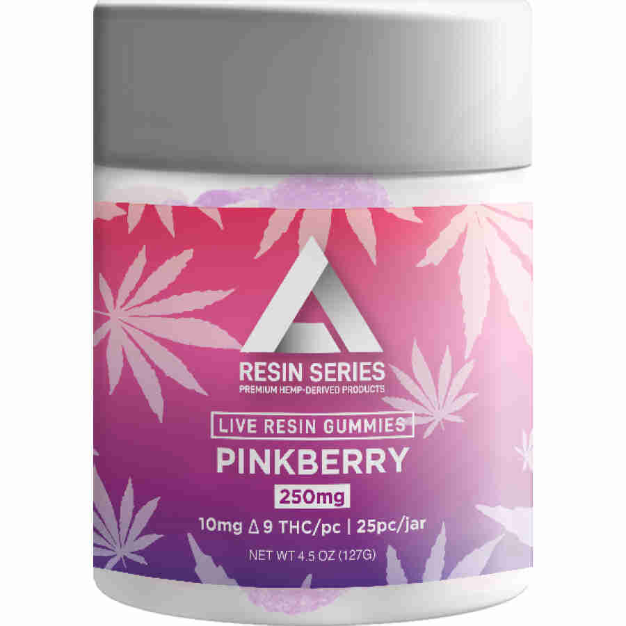 pinkberry live resin d9 thc gummies