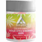 sour strawberry live resin delta 9 gummies