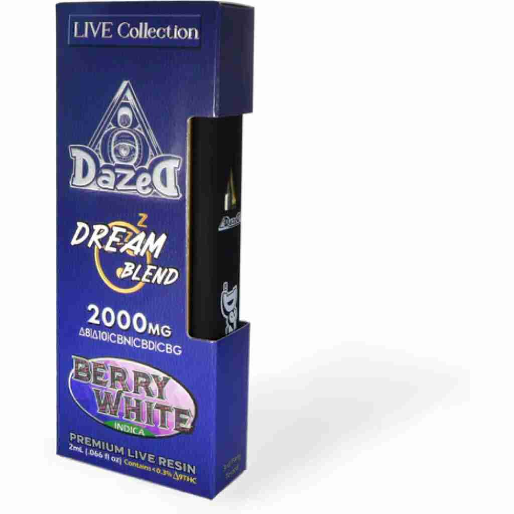 DazeD8 Titanz Live Collection Disposable Vape 2gBerry White