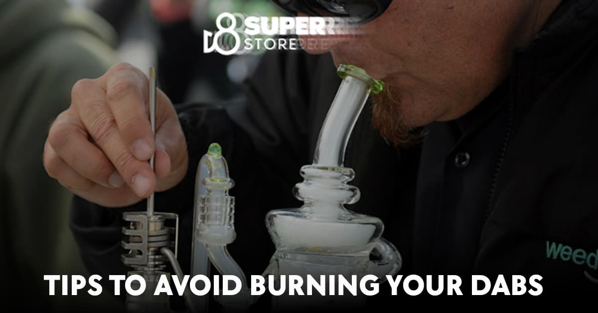 Tips to avoid burning your delta-8 THC dab.