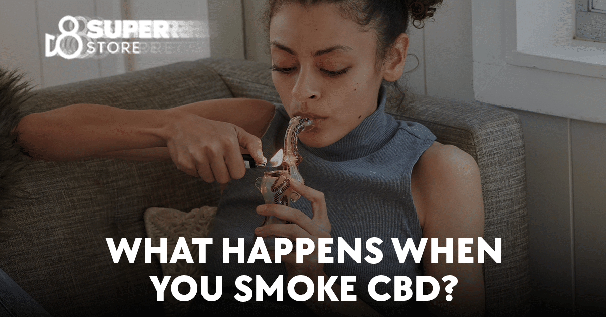 What happens when you smoke CBD?