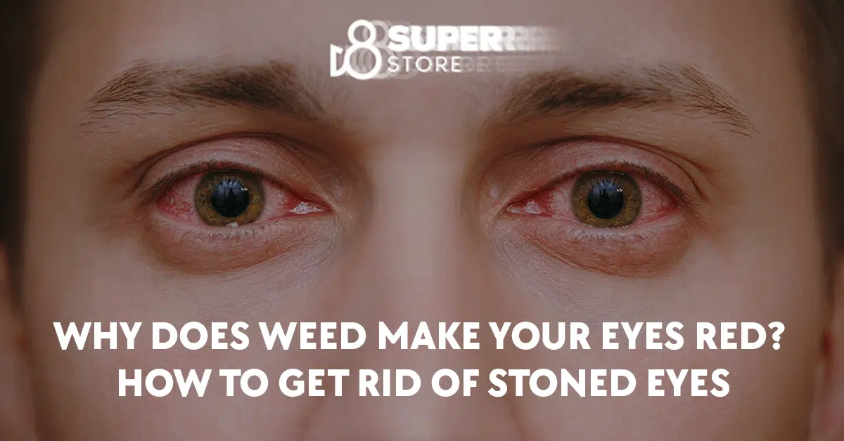 dilated pupils weed