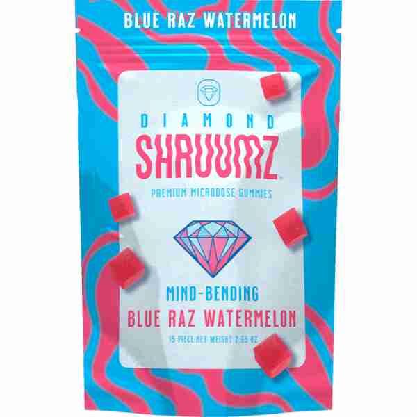 shruumz gummies bluerazwatermelon 1pk front