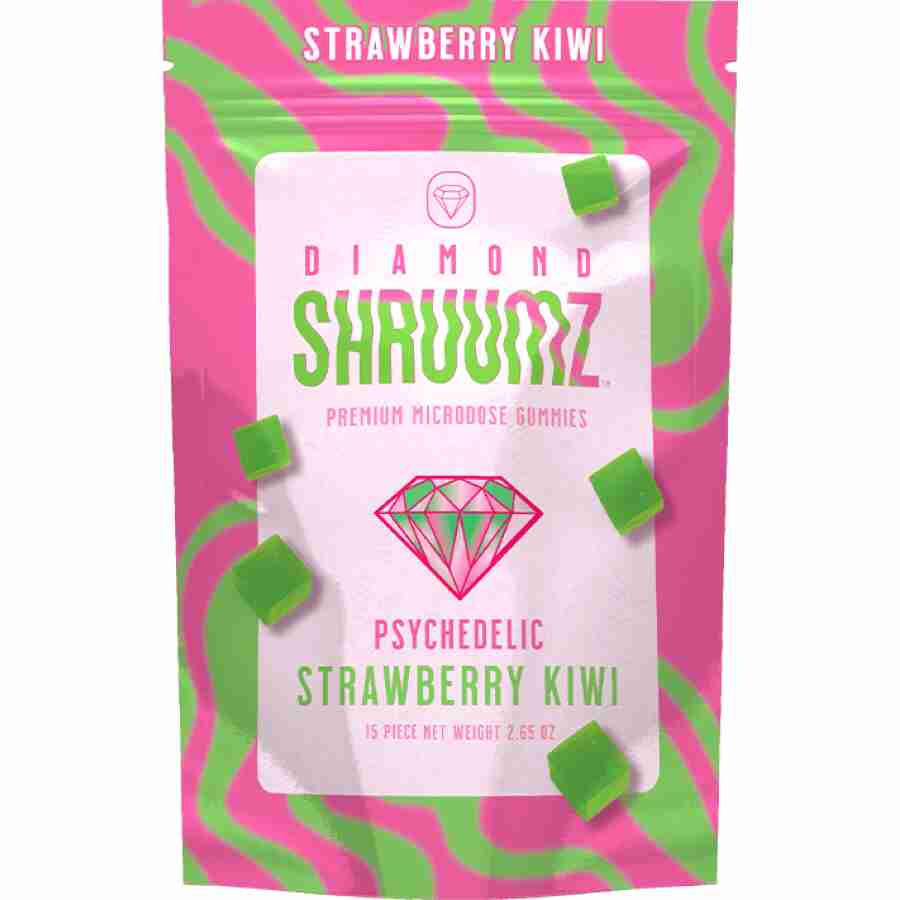 shruumz gummies strawberrykiwi 1pk front