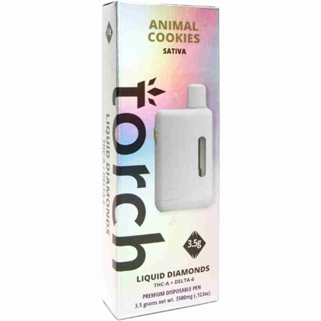 torch liquid diamonds disposable vape animal cookies