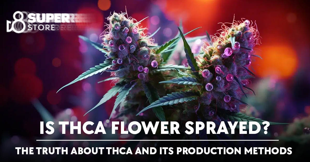 Is THCA Flower Sprayed? The truth about tca and its production methods.