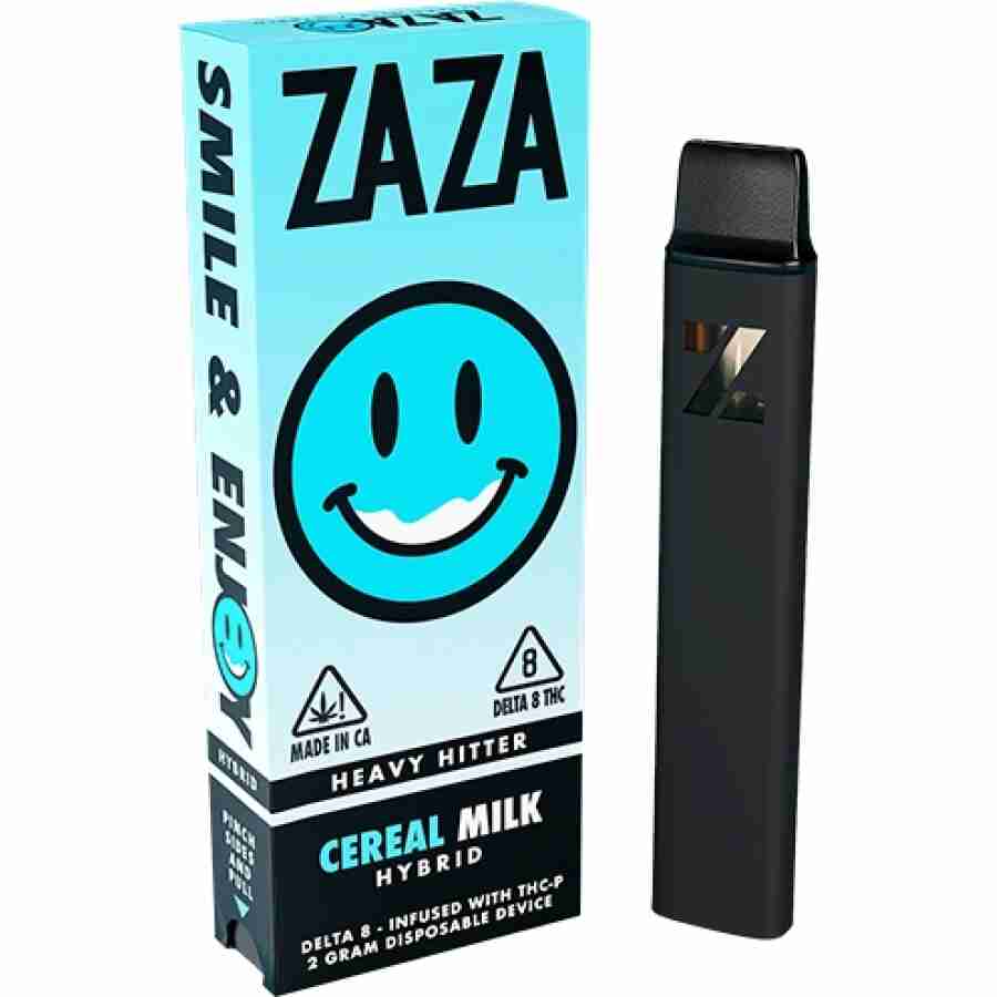 zaza 2g disposable heavy hitter d8 thcp cereal milk
