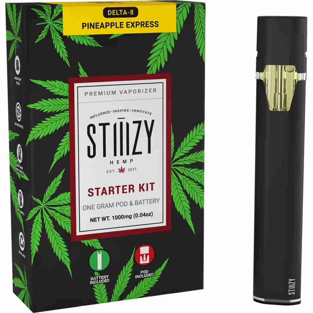 STIIIZY Hemp Original Pods D8 Starter Kit 1g - Pineapple Express