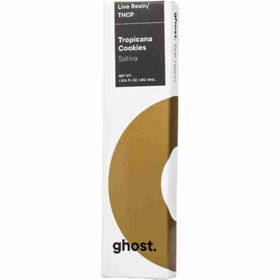 ghost live resin thc p disposable 1.8g tropicana cookies