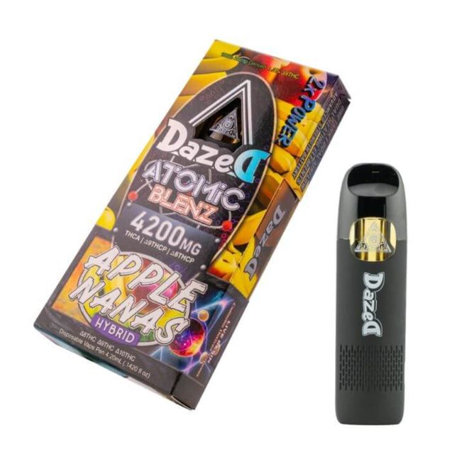 Dazed8 Nimbuz Atomic Blenz Disposable Vape Pens 4.20g - Apple Nanas