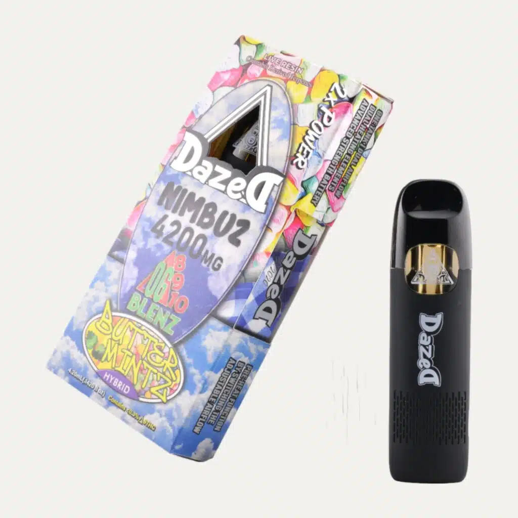 Dazed8 Nimbuz OG Blenz Disposable Vape Pens 4.20g Butter Mintz