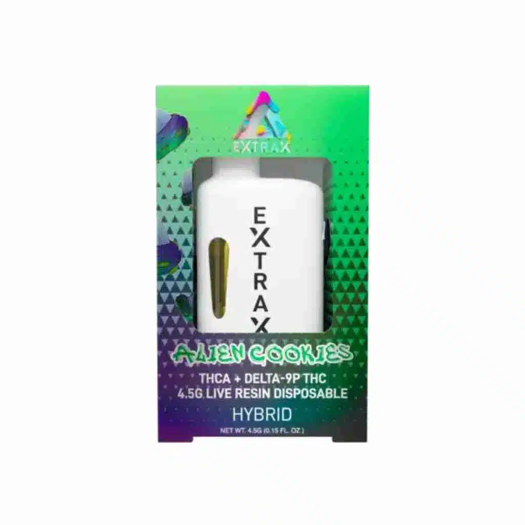 Delta Extrax Adios Blend THCa Disposable Vape Pens 4.5g - Alien Cookies