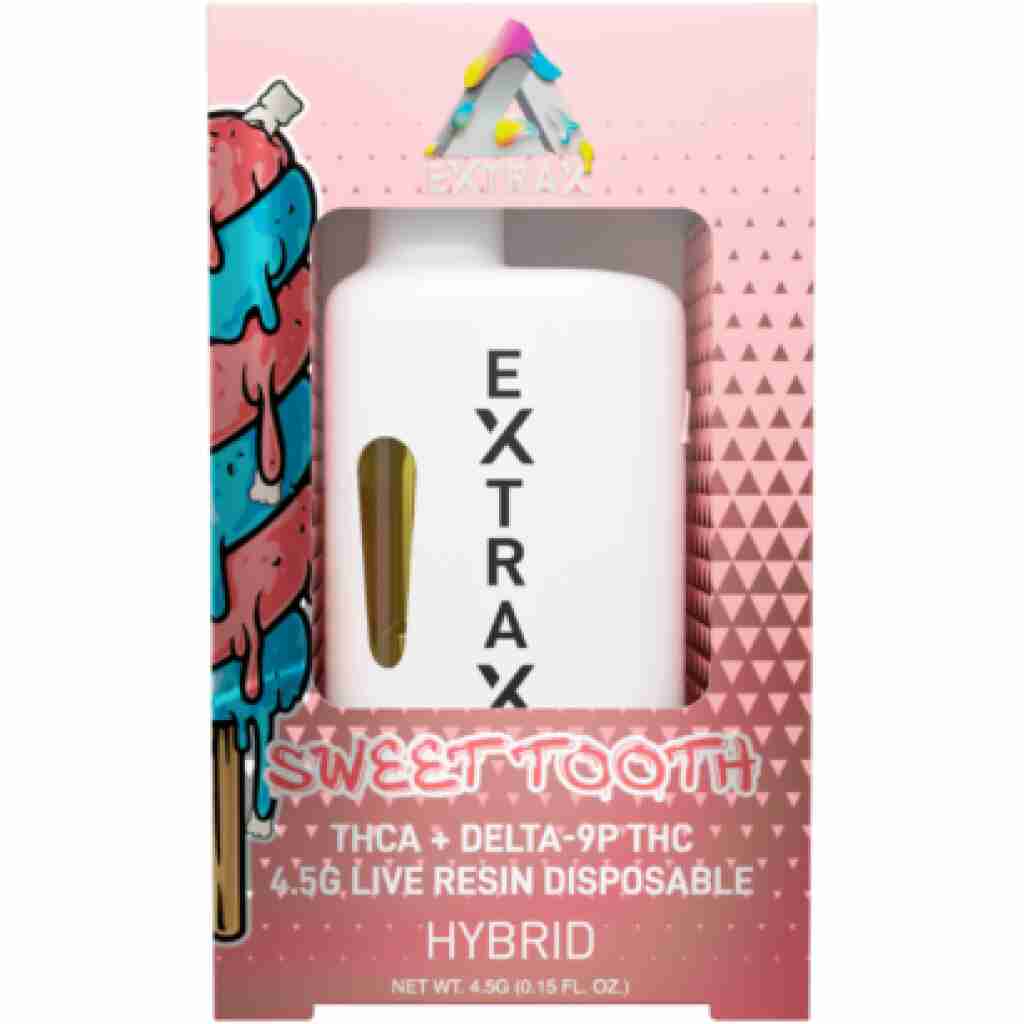 Delta Extrax Adios Blend THCa Disposable Vape Pens 4.5g - Sweet Tooth