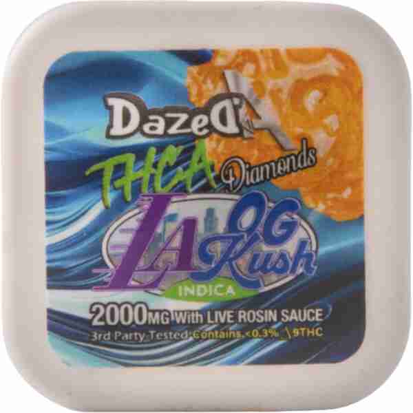 DazedA THC-A Diamond Dabs (2g) - la OG kush.