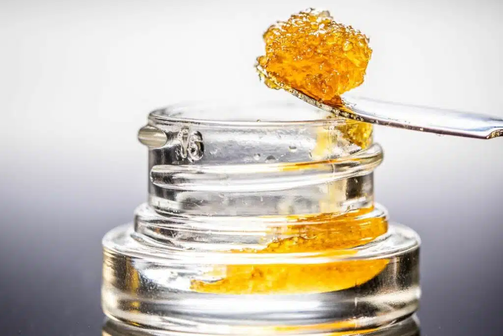 Live resin from cannabis