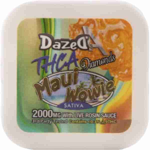 DazedA THC-A Diamond Dabs (2g) maui wowie strain flavor wax