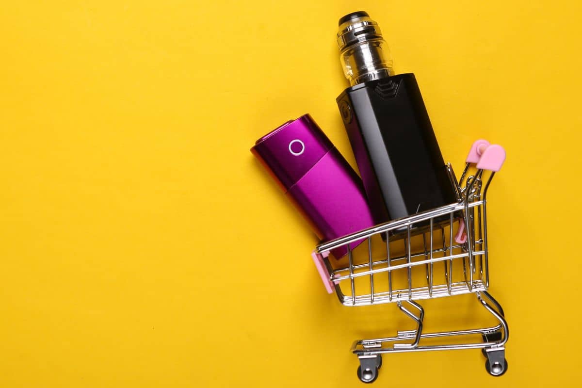 Shopping cart and vape products