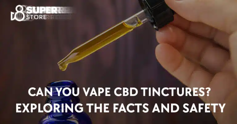 Can You Vape CBD Tinctures? Exploring the Facts and Safety