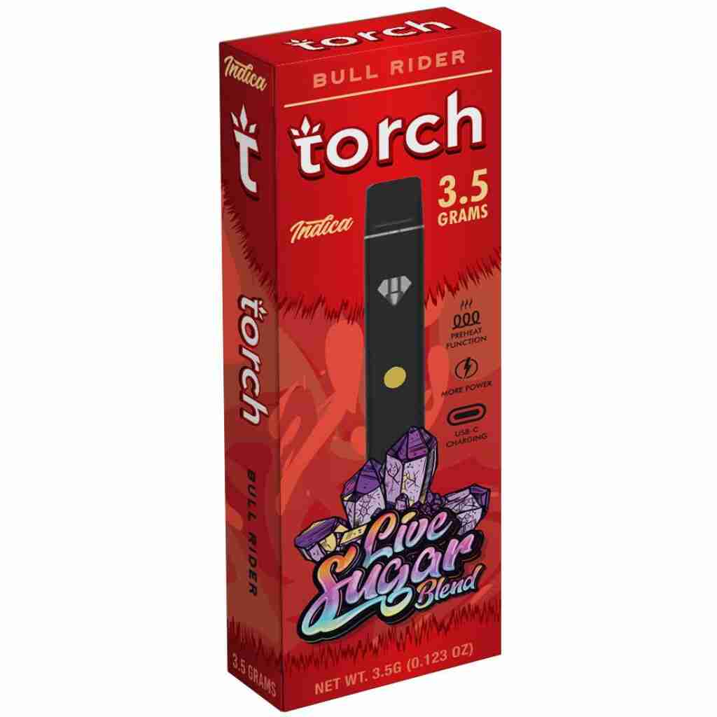 Torch Live Sugar Blend Disposable Vape 3.5g Bull Rider