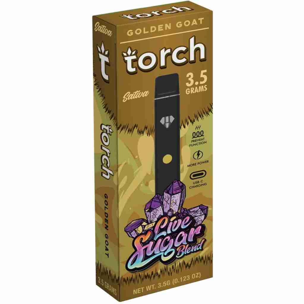 Torch Live Sugar Blend Disposable Vape 3.5g Golden Goat
